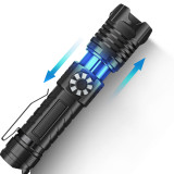 Flashlight USB Rechargeable LED Torch XHP99 Lanterna Camping Lamp Use 18650 26650 With Pen Holder