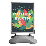hot sale advertising water display base board outdoor double sided poster stand