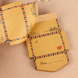 Creative cute note student  memo pad Retro simulation envelope note message paper note pad customize