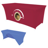 Hot Sale 6ft And 8ft Stretch Polyester Rectangular Table Cloth Cover Stretch Wedding Table cover