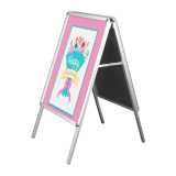 hot sale A shape fold outdoor led curtain double sided displays board poster stand