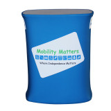 Trade show exhibition tension fabric high density board display counter