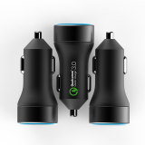 Newest Products Dual QC 3.0 Car Usb Charger Electric Car Charger Quick Charge 3.0 For Smartphones