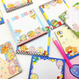Creative cute kawaii cartoon school student Pippi dog series sticky notes memo pad stationery supplies customize 60sheets