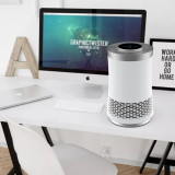 Wholesale Home Appliance HEPA Filter White Ion Desktop Air Purifier For Allergies
