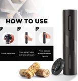 Black Electric Rechargeable Automatic Corkscrew Wine Bottle Opener Gift Set