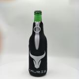 Neoprene Insulated Zipper Beer Bottle Sleeve Covers
