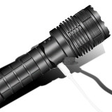 LED Rechargeable Flashlight USB LED Tactical Flashlight 5 Modes 18650 Torch for Camping Hunting