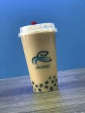 500ml 17oz Disposable Plastic Cups with lid hot drinks Juice Coffee Milky Tea Cups Transparent Thicken Drink Cup cold drinks