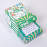 Natural scenery  memo pad can be torn N times stickers cute creative notes this student message memo pad