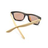 70507 Superhot Eyewear 2019 Square One Piece Lens Custom Logo Bamboo Sunglasses