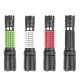 pen clip xhp50 zoomable Silicone anti-skid pipe turch light led flashlight torch tactical flashlight with pressure switch