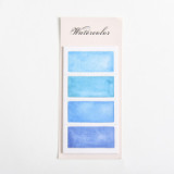 Creative cute colored school student sticky label tag memo pad self-adhesive notepad stationery supplies