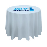 hot sale printing heat resistant cloth coral round  fabric table cover