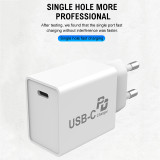 Hot Sale 20W Type-C PD Smart Wall Charger Adapter for Mobile Phone With Plug Can Be Customized