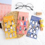 Creative cute animal sticky memo pad students can paste message memo pad