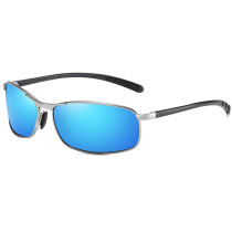 69626 Superhot Eyewear Rectangle Aluminum Magnesium Frame Men's UV400 Polarized Sunglasses