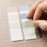 creative colorful sticky PET memo pad cute index label notes pad mug for loose-leaf notebooks stationery 1pack