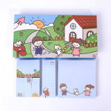 Creative cartoon hut boxed notes pad,Student Multi-function Memo Pad Set Message 480pcs