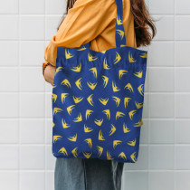 Texupday Custom Printed Colorful Recycle Plain Organic Cotton Canvas Tote Shopping Bag With Logo