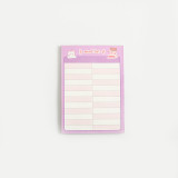 Student plan form memo pad cute and simple torn card hand account notes graffiti coloring week plan memo pad