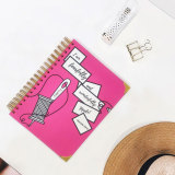 A5 Manufacturers Kids Paper Cover Custom Printing Spiral Journal