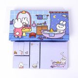Creative cartoon hut boxed notes pad,Student Multi-function Memo Pad Set Message 480pcs