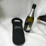 Neoprene wine bottle sleeve insulated cooler bag