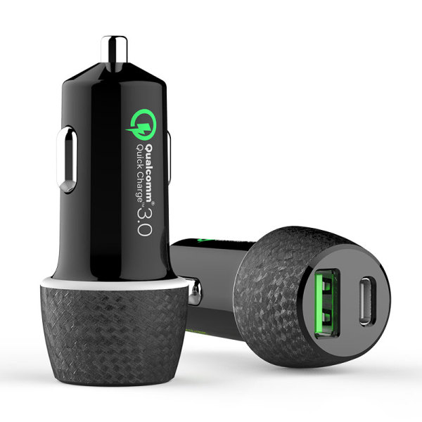 Portable Car accessories usb-c QC3.0 mobile phone Car Charger for iphone