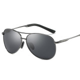 Superhot Eyewear 61726 Classic Pilot Style Black Shades Men's Polarized Driving Sunglasses