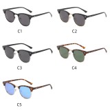 Superhot Eyewear 14661 Polarized Sunglasses for Men and Women Semi-Rimless Frame Driving Sun glasses UV400 Blocking