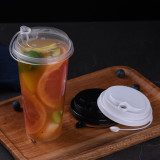 clear 8oz 9oz 10oz 12oz 16oz 20oz 24oz custom logo printed disposable drinking plastic pet cups to go for smoothies