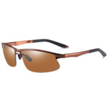 69726 Superhot Eyewear Aluminum Magnesium Outdoor Spring Hinges Sun glasses Black Men's Polarized Sunglasses