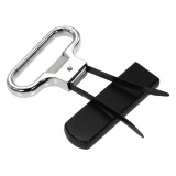 Ah So Old Wine Double Tube Two Prong Vintage Wine Cork Puller Black Handle Wine Bottle Opener