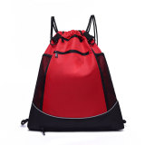 Stock Custom Logo Dust Bags Shopping Packaging Backpack Drawstring Pouch Bag With Basketaball Net