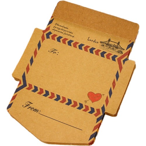 Creative cute note student  memo pad Retro simulation envelope note message paper note pad customize