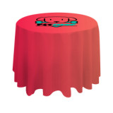 hot sale printing heat resistant cloth coral round  fabric table cover