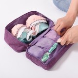 Wholesale Custom Promotion high quality Travel Pouch Organizer Bra Underwear Storage Bag