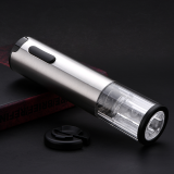 Wine Accessories Stainless Steel Body Battery Indicator Wine Opener Set Automatic Electric Wine Bottle Opener