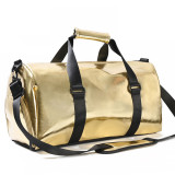 Wholesale custom low moq waterproof PU leather tote crossbody shoulder bag mens outdoor gym duffel travel bags