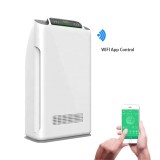 Intelligent Sensor UV PM 2.5  Air Purifier Home Cleaner with Wifi Display Phone App Control Desktop Air Cleaner