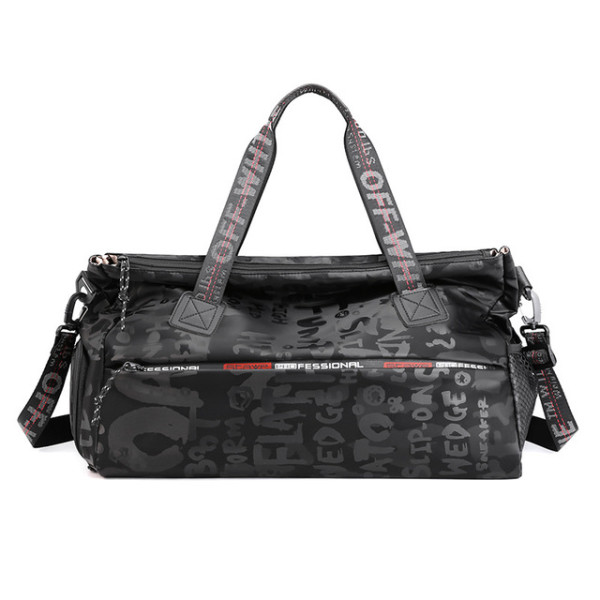 Wholesale Promotional Women Girl Yoga Bag Nylon Custom Logo Large Waterproof Dry Wet Training Sports Gym Bag