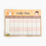 Student plan form memo pad cute and simple torn card hand account notes graffiti coloring week plan memo pad