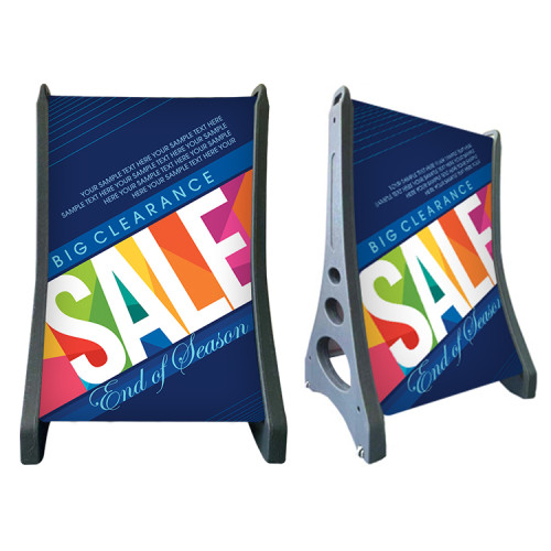 High quality Outdoor Double Sided water filled Plastic poster board Custom Cheap A Frame Sign