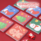 Creative Christmas cartoon office school self-adhesive writing memo pad notes pad stationery supplies 50 sheets