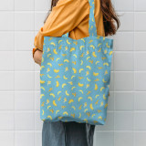 Texupday Custom Printed Colorful Recycle Plain Organic Cotton Canvas Tote Shopping Bag With Logo