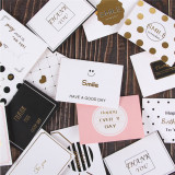 Wholesale thank you business card insert card with custom logo
