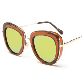 Fashion Brand Designer Women Coating Anti-UV400 Sunglasses Summer Style 82901