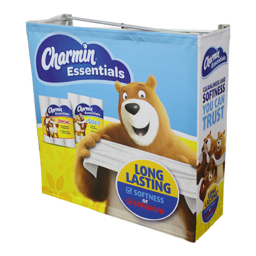 high quality foldable mobile design promotional table pop up counter