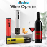 Sublimation Rainbow Battery Indicator Liquor Bottle Opener Metal Electric Wine Corkscrew